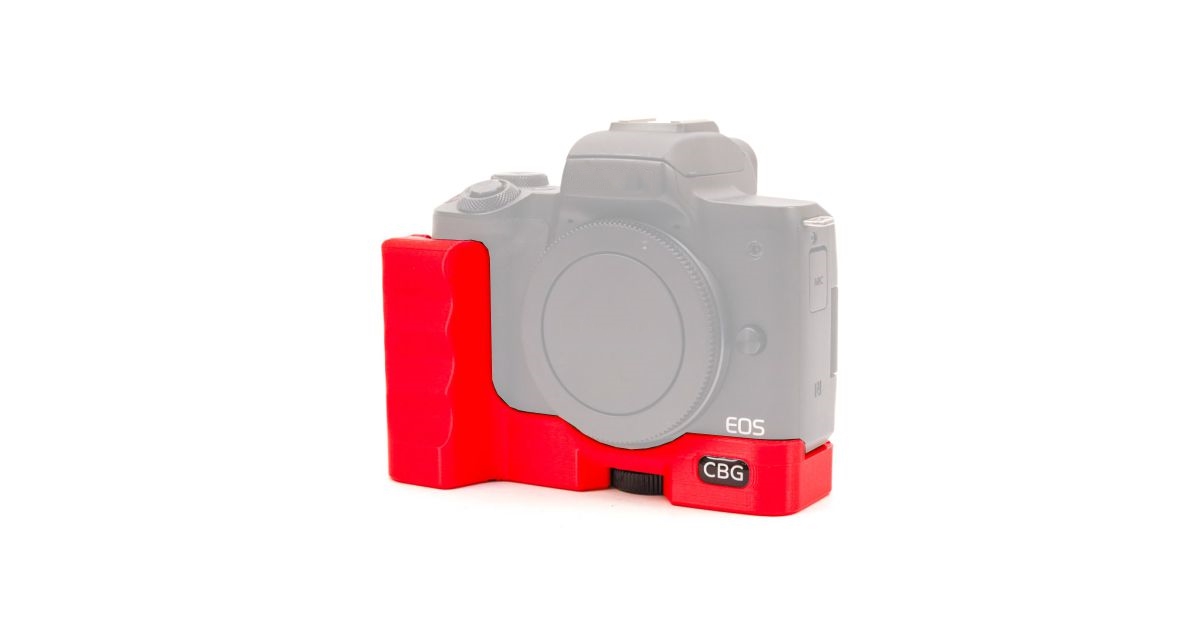 Red Extension Grip for Canon EOS M50